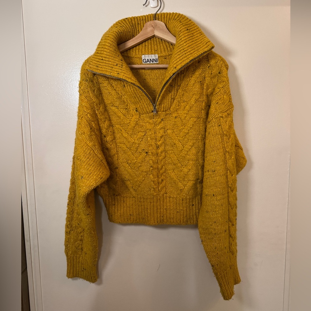 Ganni Cable Knit Sweater